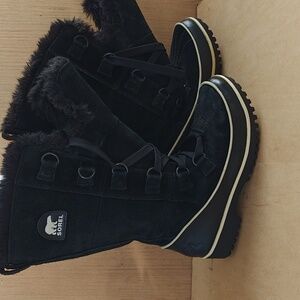 Sorel waterproof suede boots